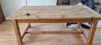 Massief grenen tafel 190 x 100cm, Huis en Inrichting, Tafels | Eettafels, Ophalen, Gebruikt, 50 tot 100 cm, Vijf personen of meer