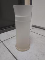 Bloemenvaas, Huis en Inrichting, Woonaccessoires | Vazen, Wit, Ophalen of Verzenden, Minder dan 50 cm, Glas