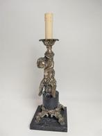 cherubijn lamp met marmeren basis, Antiek en Kunst, Antiek | Lampen, Ophalen