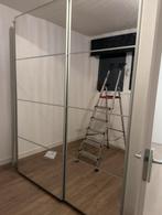 Pax Kledingkast met Spiegelglas, Ophalen, Met plank(en), Kunststof, 200 cm of meer