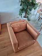 Leren fauteuil, Gebruikt, Eenpersoons, Ophalen of Verzenden, Minder dan 150 cm