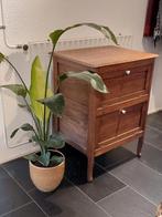 Vintage houten kast, Ophalen, Gebruikt, Met klep(pen), Vintage