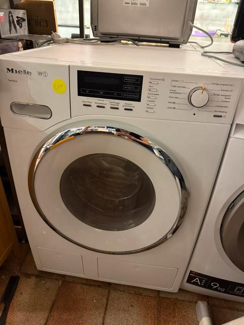 Miele w1 twindos, Witgoed en Apparatuur, Wasmachines, 8 tot 10 kg, 85 tot 90 cm, 1600 toeren of meer, Verzenden