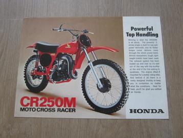 Honda CR250M brochure folder 1977 ? beschikbaar voor biedingen