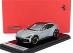 Looksmart 1:43 Ferrari Purosangue Silver, Ophalen of Verzenden, Nieuw, Auto, Overige merken