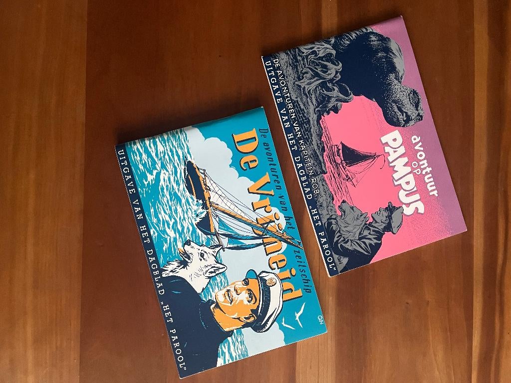 2x Kapitein Rob Zeilschip de vrijheid en Avontuur op Pampus, Meerdere stripboeken, Ophalen of Verzenden, Nieuw, Pieter Kuhn