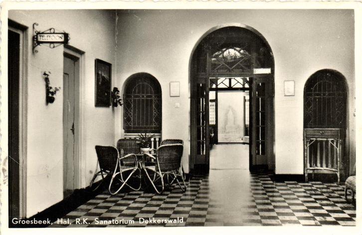 Groesbeek, Hal, R.K. Sanatorium Dekkerswald - 1957 gelopen, Verzamelen, Ansichtkaarten | Nederland, Gelopen, Noord-Brabant, Voor 1920