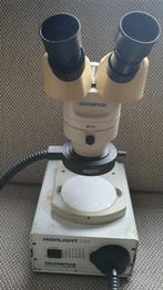 Olympus microscoop SF20 met lichtbron highlight 2100, Ophalen of Verzenden, Gebruikt, Minder dan 400x, Stereomicroscoop