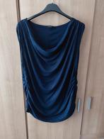 Top met waterval kraag maat 48, Kleding | Dames, Grote Maten, Nieuw, Overige, Blauw, Shirt of Top