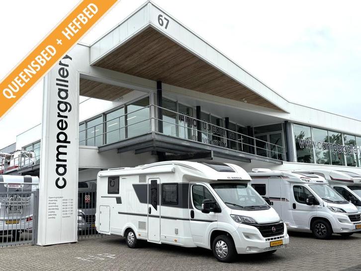 Adria Matrix Plus 670 DC QUEENSBED+HEFBED FACE TO FACE EURO6, Caravans en Kamperen, Campers, Bedrijf, tot en met 4, Half-integraal