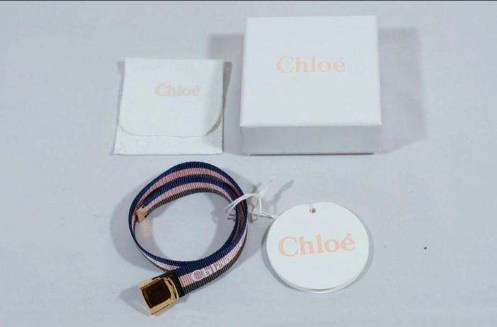 Originele Chloe Valmy armband in roze en blauw NIEUW!!, Sieraden, Tassen en Uiterlijk, Armbanden, Nieuw, Overige materialen, Overige kleuren