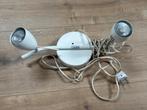 Witte IKEA Oleby Dubbele Spot Lamp, Huis en Inrichting, Lampen | Vloerlampen, Ophalen of Verzenden, Zo goed als nieuw, Metaal