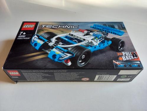 Lego Technic 42091 Police Pursuit, Kinderen en Baby's, Speelgoed | Duplo en Lego, Zo goed als nieuw, Lego, Complete set, Ophalen of Verzenden