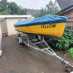 Polyvalk met trailer, Watersport en Boten, Ophalen, Gebruikt, Grootzeil