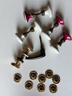 Antieke Deurknoppen Set, Ophalen of Verzenden