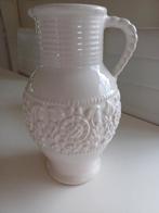 mid century West Germany 1635 25, Huis en Inrichting, Woonaccessoires | Vazen, Gebruikt, Wit, Aardewerk of Porselein, Ophalen of Verzenden