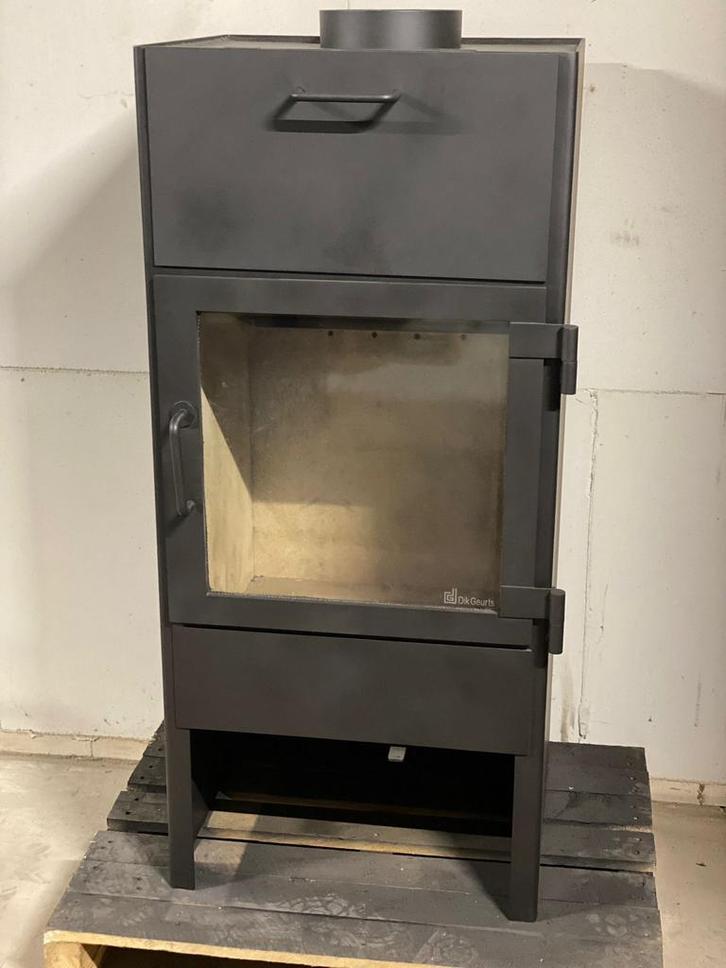 Dik Geurts 'Lars 1300' vrijstaande houtkachel 14.6kW, Huis en Inrichting, Kachels, Gebruikt, Vrijstaand, Houtkachel, Hout, Ophalen