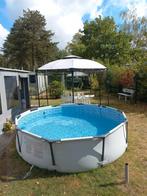 Wegens stoppen met camping te koop tuinhuisje zwembad met 2, Minder dan 80 cm, Ophalen of Verzenden, Zo goed als nieuw, 200 tot 400 cm