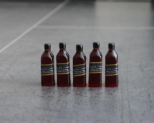 Flesje whisky fles drank miniatuur nieuw 1:12 - 1 st bl, Verzamelen, Poppenhuizen en Toebehoren, Nieuw, Decoratie, Ophalen of Verzenden