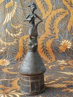 Mooie zware antieke Ashanti bel uit Afrika van brons 25,5 cm, Ophalen of Verzenden