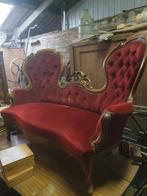 Biedermeier vlinderbank, Ophalen