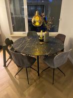 Eettafel (zonder stoelen) rond 1.40, Huis en Inrichting, Tafels | Eettafels, Ophalen, Overige materialen, Rond, Zo goed als nieuw