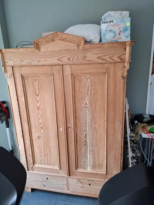Grenen meidenkast, demontabel, Huis en Inrichting, Kasten | Kledingkasten, Zo goed als nieuw, 25 tot 50 cm, Ophalen