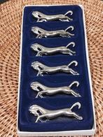 Set messenleggers,  paarden, Ophalen of Verzenden, Gebruikt, Rvs of Chroom
