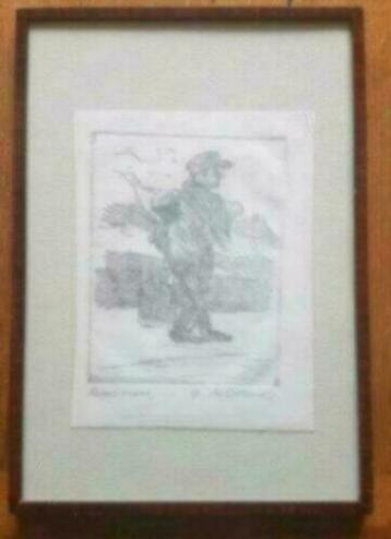 Litho Leo Collard (1930-1975) Levensmars 1969 beschikbaar voor biedingen