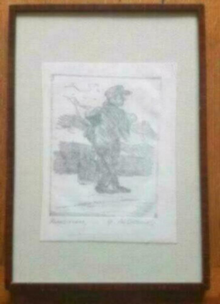 Litho Leo Collard (1930-1975) Levensmars 1969, Antiek en Kunst, Kunst | Litho's en Zeefdrukken, Ophalen