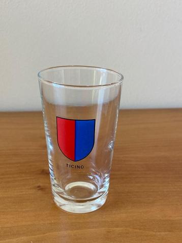 shotglaasje met wapen van Ticino (Zwitserland) beschikbaar voor biedingen