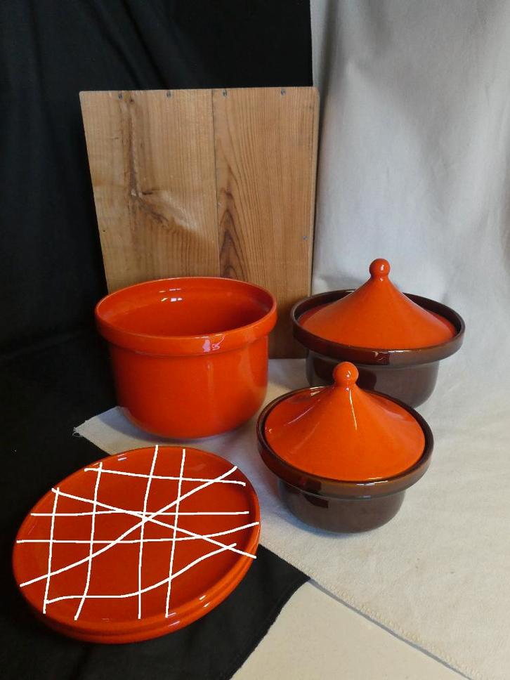 Serviesdelen van Huizen Holland Driehoek Potterie.Puntmuts, Antiek en Kunst, Antiek | Servies los, Ophalen of Verzenden