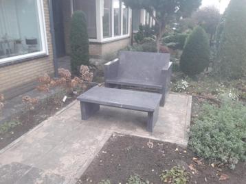 loungebank div maten, loungestoel, tuinbank, bank met tafel beschikbaar voor biedingen