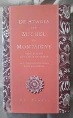 De Adagia van Michel de Montaigne - A.D. Donker, Ophalen of Verzenden, Gelezen, Michel de Montaigne, Nederland