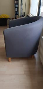 2x Ikea Tullsta fauteuil - waarvan 1 met hoes. €50,- p.stuk., Hout, Gebruikt, Scandinavisch, Ophalen of Verzenden