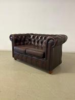 Nette, Engelse Chesterfield 2-zits, Ophalen, Gebruikt, Engels / Chesterfield / Klassiek, Leer