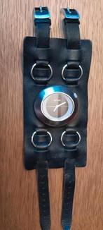 Vintage horloge, Axcent, Design uit Scandinavië,  retro., Ophalen of Verzenden, Zo goed als nieuw, Staal, Overige merken