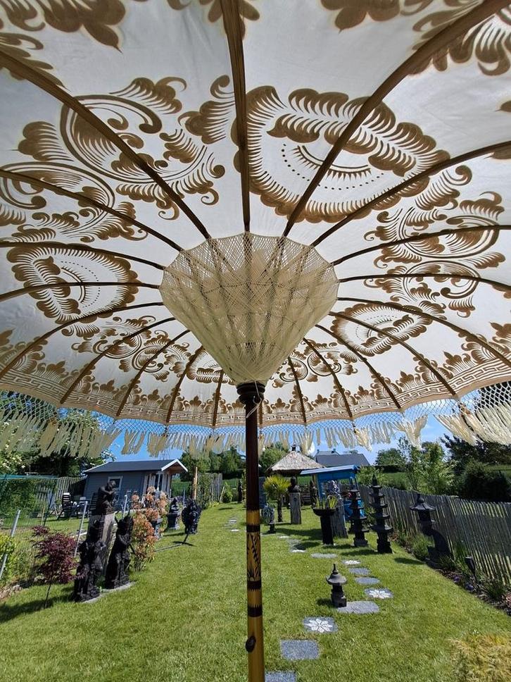 Ibiza parasol - Bali parasol, Tuin en Terras, Parasols, Nieuw, 1 tot 2 meter, Ophalen