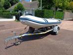 Rubberboot Suzumar 310 incl. bb.motor en wegtrailer, Gebruikt, Benzine, Minder dan 70 pk, Overige materialen