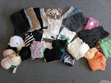 Mooi groot kledingpakket maat 158/164, XS en S beschikbaar voor biedingen