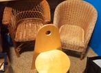 Rotan stoeltjes, Ophalen, Gebruikt, Bruin, Twee