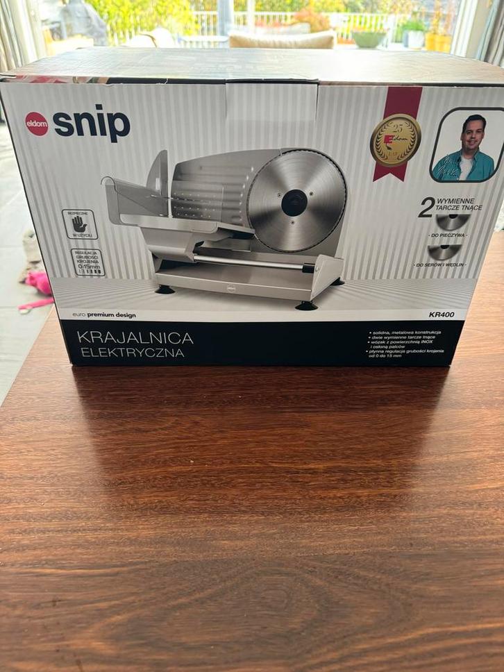 Eldom Snip KR400 snijmachine, Witgoed en Apparatuur, Keukenmixers, Zo goed als nieuw, Minder dan 1 liter, 1 snelheid, Ophalen of Verzenden
