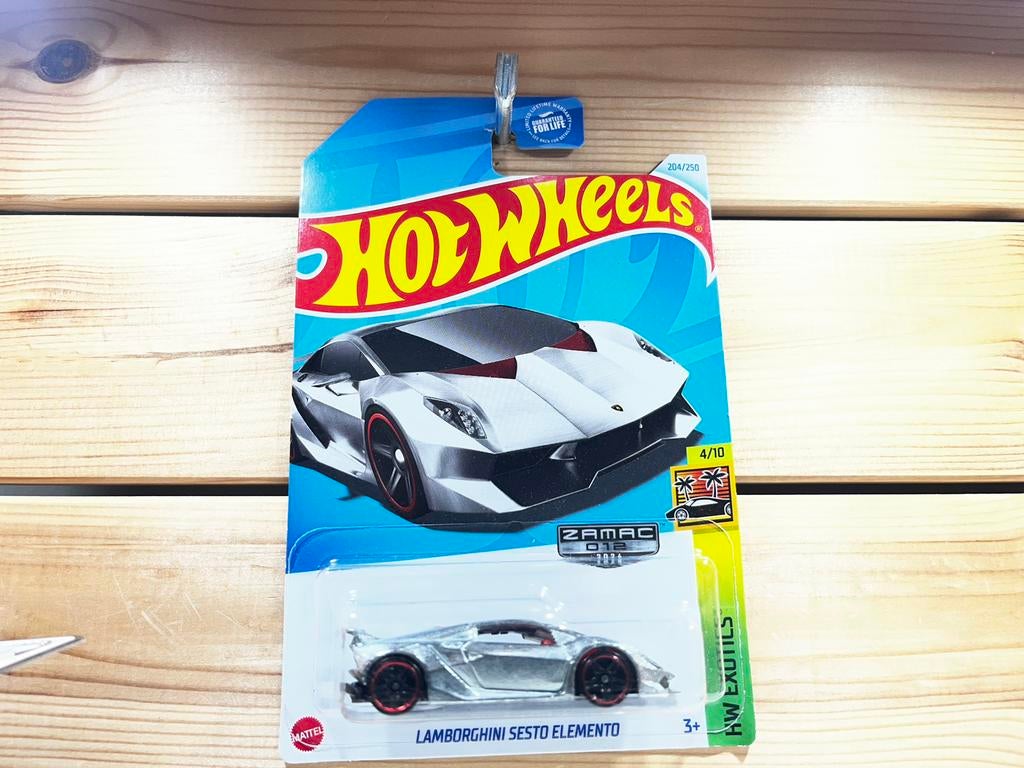 Lamborghini Sesto Elemento ZAMAC hotwheels, Ophalen of Verzenden, Zo goed als nieuw, Auto