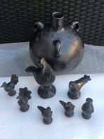 Vintage Barro negro zwart aardewerk, uit Oaxaca, Mexico,, Ophalen of Verzenden