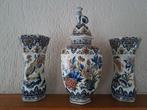 3 Delige Vieux Rhodes Boch Keramiek Sierpotten, Antiek en Kunst, Antiek | Vazen, Ophalen of Verzenden