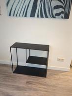 Zwart Stalen Kastje, Ophalen, Minder dan 50 cm, Gebruikt, Minder dan 50 cm