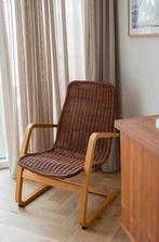 Vintage Ikea - Ps Yngve Ekstrom Pitriet Fauteuil - Lamello, Ophalen, Minder dan 75 cm, 50 tot 75 cm, Vintage, rotan, ikea design
