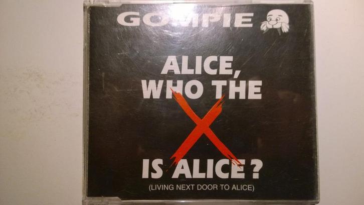 Gompie - Alice, Who The X Is Alice, Cd's en Dvd's, Cd Singles, Zo goed als nieuw, Pop, 1 single, Maxi-single, Ophalen of Verzenden