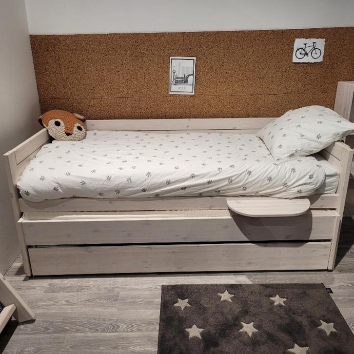 LifeTime kajuitbed met Lades Whitewash, Kinderen en Baby's, Overige Kinderen en Baby's, Zo goed als nieuw, Ophalen