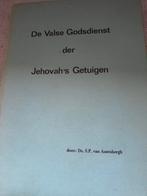 De valse godsdienst der Jehova,s getuigen. Ds SPvan Assenber, Gelezen, Ds SP van Assenbegh, Christendom | Protestants, Ophalen of Verzenden